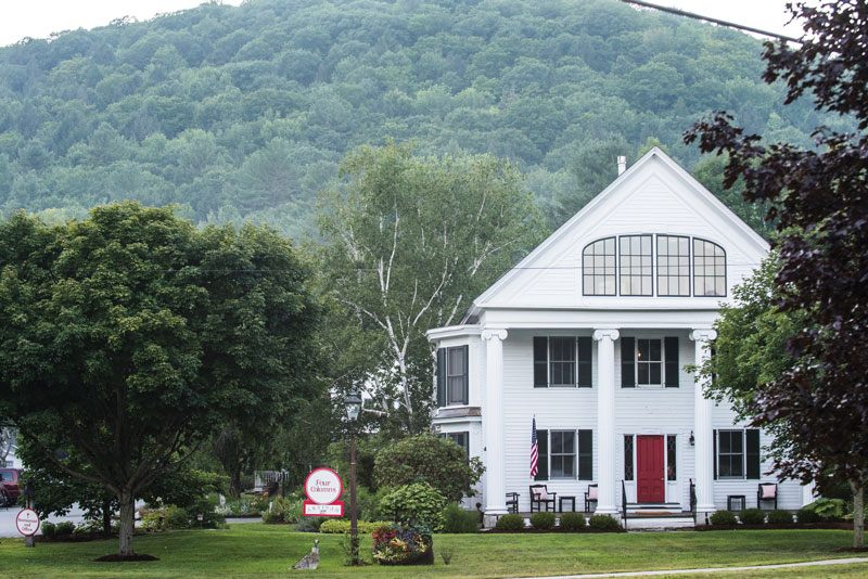 Elegant Country Lodging and Delicious Fare at the Vermont Four Columns Inn
